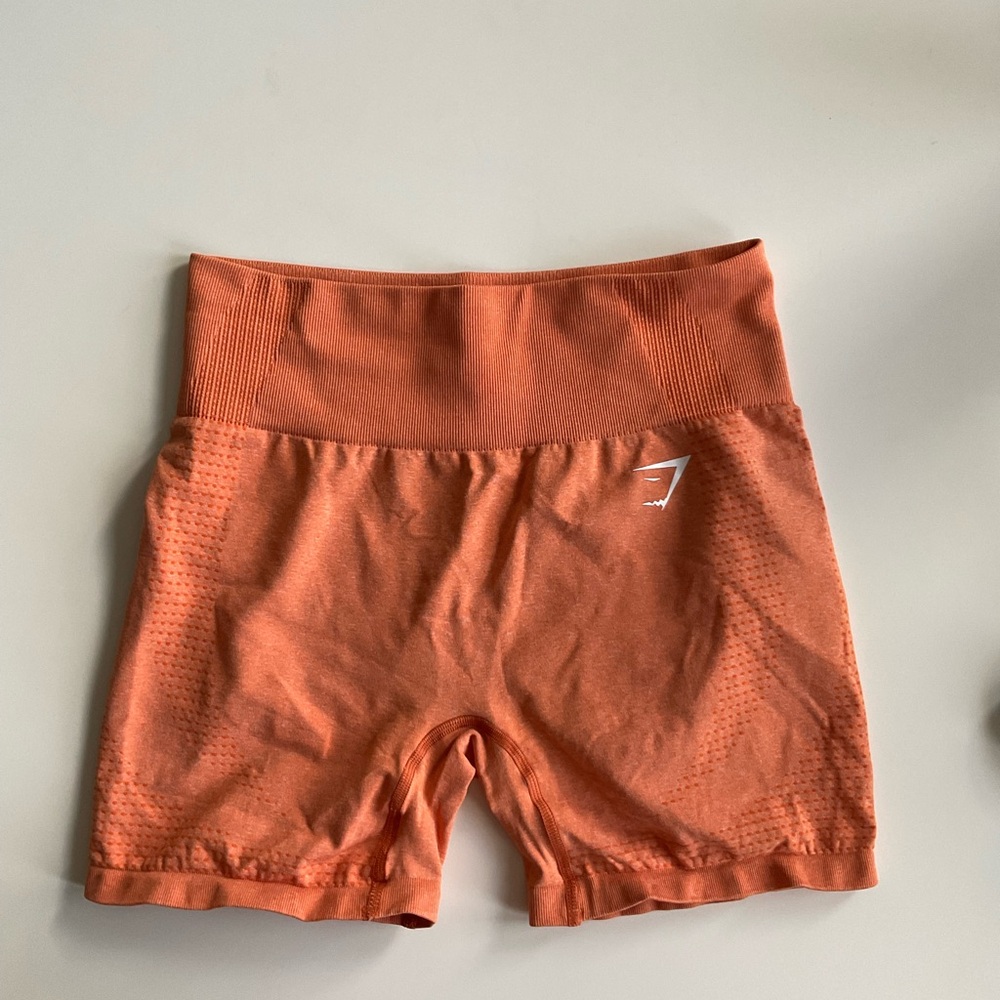 Women's Orange Athletic Shorts